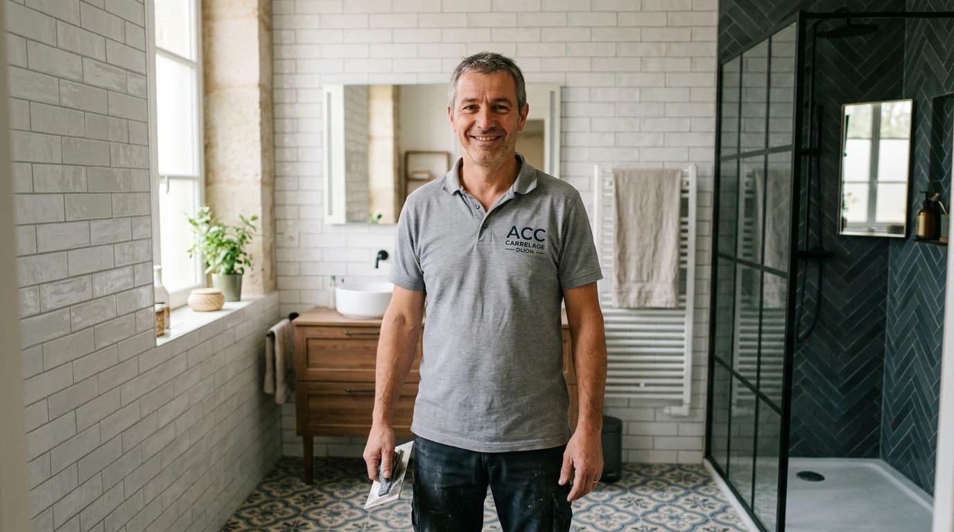 Vente, pose de revêtements de sols et de murs, Pose de carrelages, de dallages - ACC Carrelage